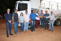 Vereadores participam de lançamento de obra em Alcinópolis